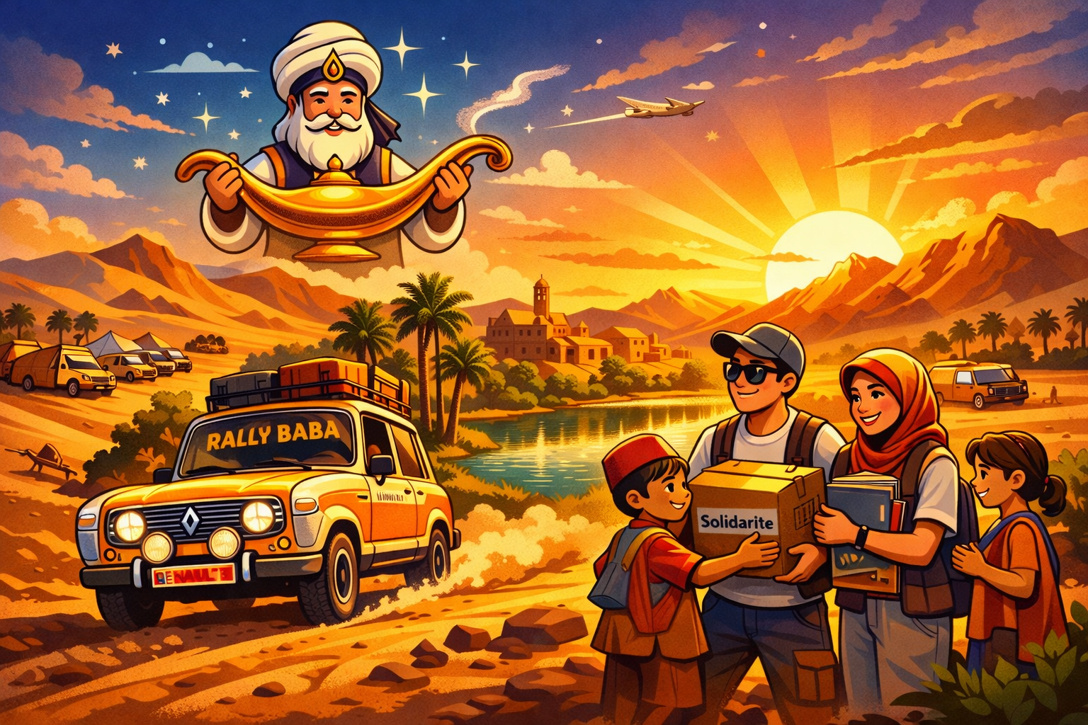 Rally Baba en action